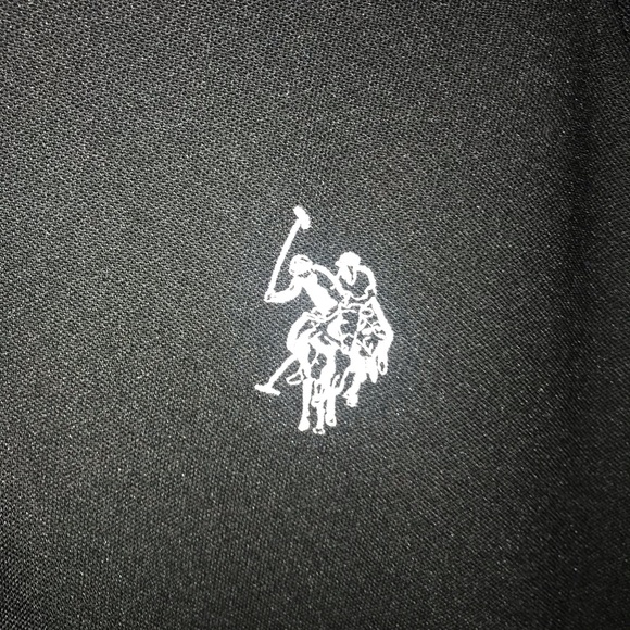 U.S Polo Assoc Golf Black Short Sleeve Polo Shirt. Sz XL. - Picture 6 of 6